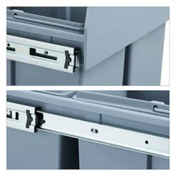 Clearance B2X Utdragbar källsortering 4 st sopkärl