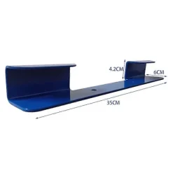 Sale Ute Hjulbehållare Fästen, Starkt Stål Hjulbehållare Fäste, Utomhus Sopbehållare Hållare Förhindrar Glidning Red