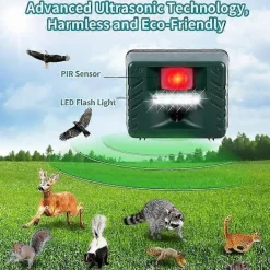 Online Utomhus Fågelskrämma, Ultraljud Djurskrämma, Ultraljud Fågelskrämma med Rörelsesensor