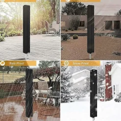 Utomhustorkställning, vattentät och UV-beständig Oxfordduk, justerbar höjd, lätt att rengöra - YQ (endast solskydd)