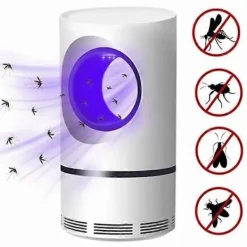 New FMYSJ UV-ljus Myggdödare USB Elektrisk Insektsdödare Fläkt för Hem, Utomhus (FMY)
