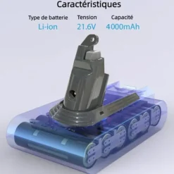 Outlet SWAREY 21,6V 4000mAh batteri för Dyson V6 dammsugare med förfilter och efterfilter samt borste och skruvmejsel