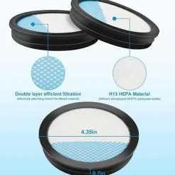 Best 18V ONE+ Sladdlös Dammsugare Filter för husdjur, PCL720, PBLSV716, PBLSV717 Dammsugare, Jämför med Del A32SV720N