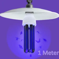 Clearance unbranded 220V 30W E27 UV-ljus Ultraviolett Mosquito Killer Lamp Blacklight UV-ersättningslampa för mygg- och flygande insektsfälla