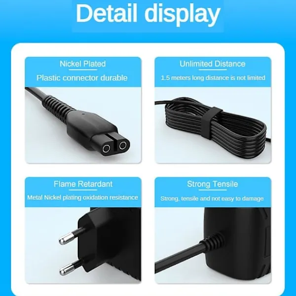 Best unbranded Vakuumströmförsörjningsadapter Batteri Bärbar Laddare För Karcher Wv50 Wv60 Wv70 Wv2 Wv5 Fönsterdammsugare Plug-in Batteriladdare - EU-kontakt