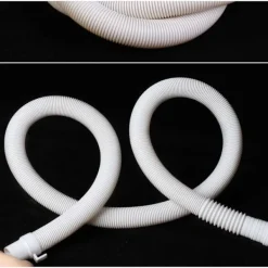 Hot Vattenavloppsslang, 2m Flexibel universal avloppsslang för universal evakueringskit, för diskmaskin och tvättmaskin [PL]