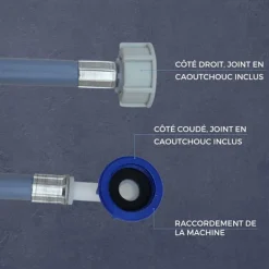 Best Vatteninloppsslang Tvättmaskin Diskmaskin 2964 Anslutningslängd 3,0m I 3/4