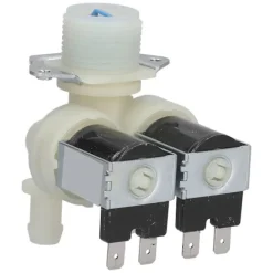 Sale Vatteninloppsventil för tvättmaskin, ersättning, dubbelhuvudsolenoid AC220V-240V