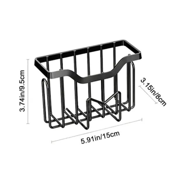 Online Vattentank Dräneringsställ Förvaringsställ SVART Black