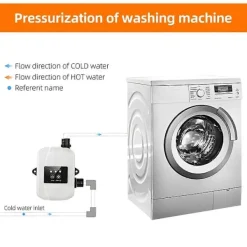 Vattentrycksförstärkningspump för hemmet 24V Automatisk Dusch Vattentrycksförstärkare Vattenrecirkulation