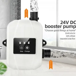 Vattentrycksförstärkningspump för hemmet 24V Automatisk Dusch Vattentrycksförstärkare Vattenrecirkulation