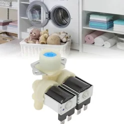 Online Vattenventil för tvättmaskin, Dubbelhuvud Sole-ventil för tvättmaskin Vatteninloppsvärde för tvättmaskin Lätt att installera tvättmaskin