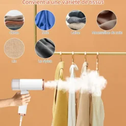 Outlet Vertikal Ångstrykjärn - 1000W 150ML - Ångare Lämplig för Alla Tyger för Hem, Resor, Hem och Kontor