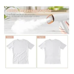 Online ECLshop Vertikal Steamer, Portabelt Vertikalt Strykjärn 1000W 150ML, Steamer, Steamer Lämplig för Alla Tyger