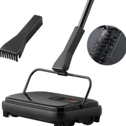 Clearance VEVOR Manuell Golv- och Mattborste - Elektriskt Fri Svart