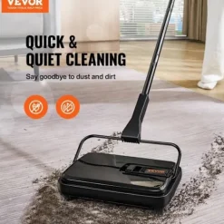 Clearance VEVOR Manuell Golv- och Mattborste - Elektriskt Fri Svart