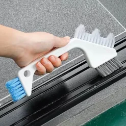 Best LBSS V-formad spaltrengöringsborste Multi Corner Multifunktionella rengöringsverktyg för vardagsrummet White
