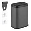 Hot Northix Väggmonterad avfallsbehållare, 5L, avtagbart lock