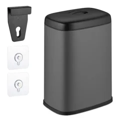 Hot Northix Väggmonterad avfallsbehållare, 5L, avtagbart lock