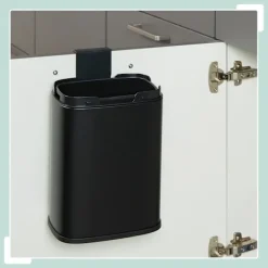Hot Northix Väggmonterad avfallsbehållare, 5L, avtagbart lock