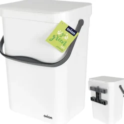 Discount Orion Väggmonterad 10L Soptunna med Lock och Handtag