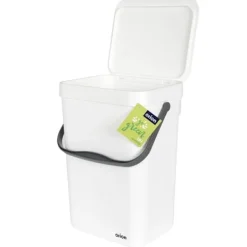 Discount Orion Väggmonterad 10L Soptunna med Lock och Handtag