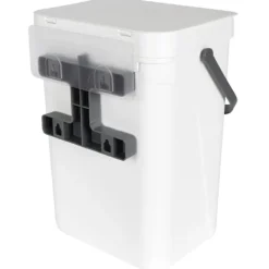 Discount Orion Väggmonterad 10L Soptunna med Lock och Handtag