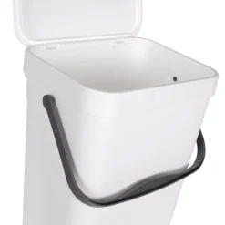 Discount Orion Väggmonterad 10L Soptunna med Lock och Handtag