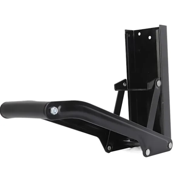 Online Väggmonterad metallburkpress Mjukt handtag Halkfri matta Enkel krossning Ölburkpress Svart