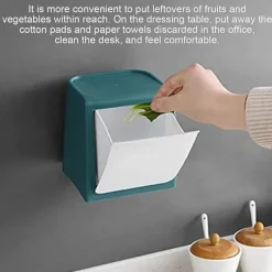 Outlet Väggmonterad Soptunna, Soptunnan