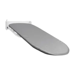 Sale Väggmonterad Strykbräda 180 Graders Rotation Hängande för Vardagsrum Litet Utrymme Vit Grå 92cmx31cm White Gray