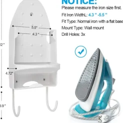 Hot Väggmonterad strykbräda, elektrisk strykbräda, strykbräda för hemmet