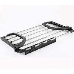 Discount Väggmonterad Torkställning i Rostfritt Stål Svart för Hängning