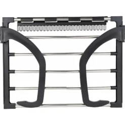 Discount Väggmonterad torkställning i rostfritt stål för element, balkong, svart