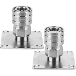 Väggmonterbar trycktvätt tillbehör skumkanon munstycke vattenpistolhållare rostfritt stål 1/4 snabbkoppling förvaringsställ