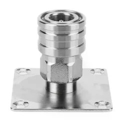 Väggmonterbar trycktvätt tillbehör skumkanon munstycke vattenpistolhållare rostfritt stål 1/4 snabbkoppling förvaringsställ