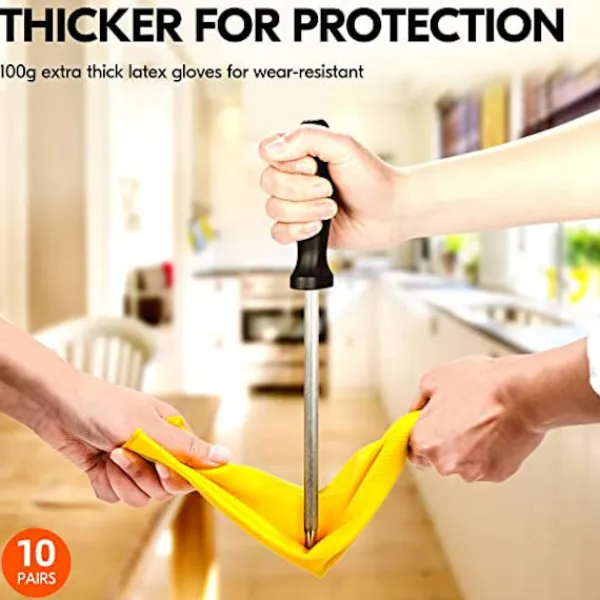 Online VGOGÅteranvändbara hushållsrengöringshandskar, gummidiskhandskar