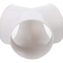 Online 3-vägs kanalanslutning, kanalfördelare för avgasfläkt torktumlare ventilslang, 4"