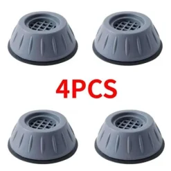 Otego Vibrationsdämpare Tvättmaskin - Fötter som dämpar vibrationer one size grå