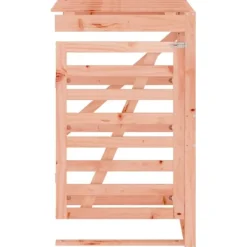 Best vidaXL Förlängning till skjul för sopkärl massivt douglasträ Brun