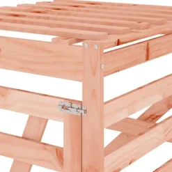 Best vidaXL Förlängning till skjul för sopkärl massivt douglasträ Brun