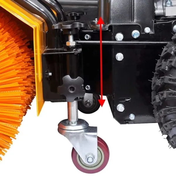 Best vidaXL Multifunktionell sopmaskin bensindriven 6,5HK