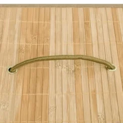 Discount vidaXL Tvättkorg bambu med 2 sektioner 72 L Brun