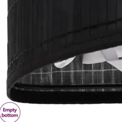 Clearance vidaXL Tvättkorg för hörn bambu 60 L Svart