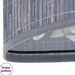 Clearance vidaXL Tvättkorg för hörn bambu 60 L grå