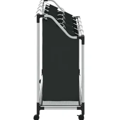 Discount vidaXL Tvättsorterare med 4 påsar grå Svart