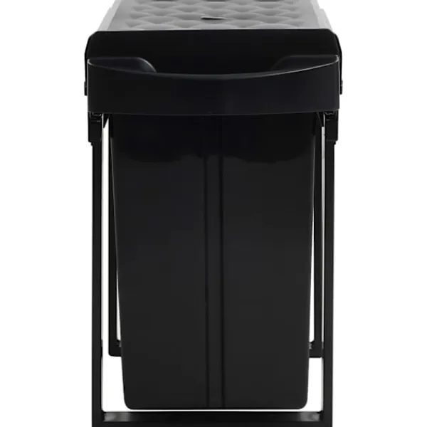 Discount vidaXL Utdragbar sophink mjuk stängning 36 L Svart