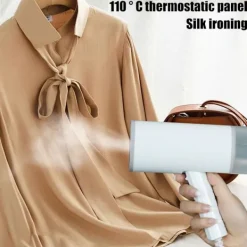 Online Vikbar handhållen reseångstrykjärn Ånghängningsmaskin Bärbar strykmaskin för kappor och skjortor