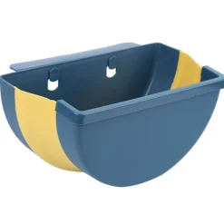 Sale Vikbar köksavfallshink hängande soptunna behållare avfallskorg för kök badrum mörkblå