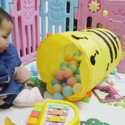 Clearance LBSS Vikbar Söt Tecknad Tyg Tvättkorg Stor Organizer Tvättväska Hållare För Hem Ladybug